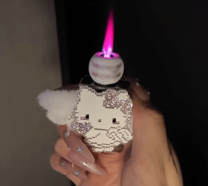 Hello Kitty Pink Angel Cube Lighter (Multiple Colors!) - Magicalverseshop