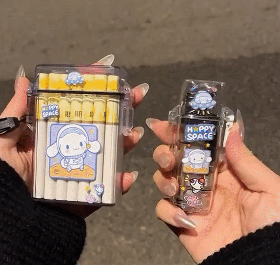 Cinnamonroll Case & LED Lighter (Set or Separate options) - Set (Both Case & Lighter) | - Magicalverseshop