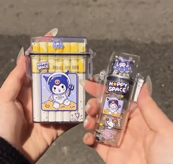 Kuromi Case & LED Lighter (Set or Seperate options) - Set (Both Case & Lighter) | - Magicalverseshop