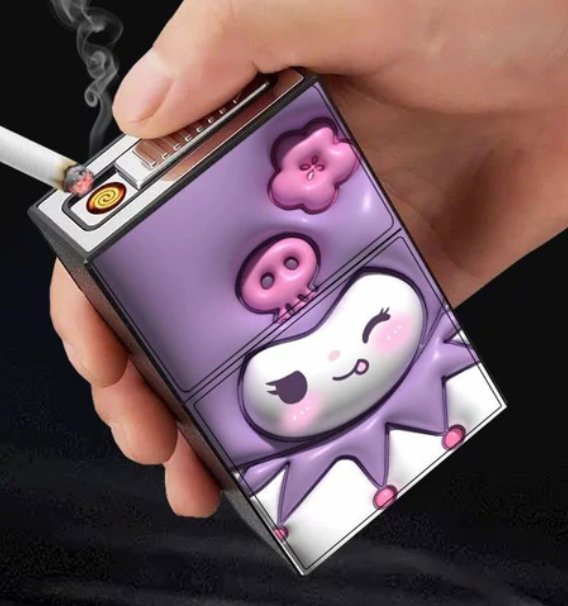coffin cigarette holder Factory High Quality Portable 140 mm Crucifix Coffin Plastic Clear Cigarette Case Holder Container for Smokers