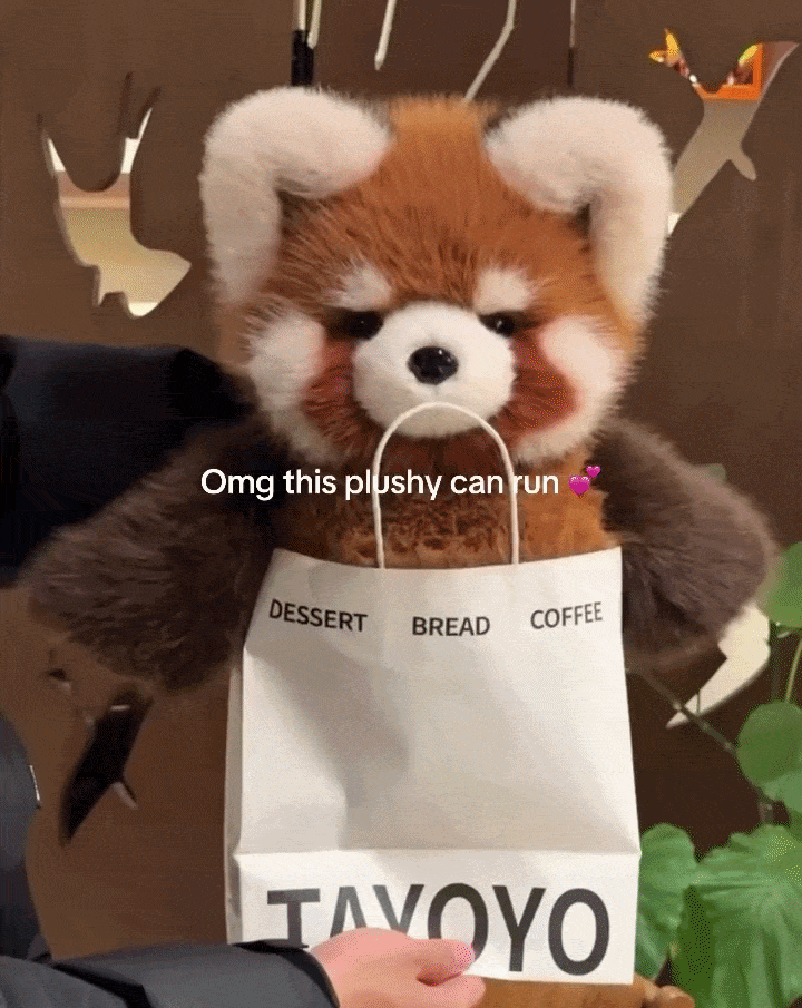 Magicalverse® Running Highland Cow Plushy