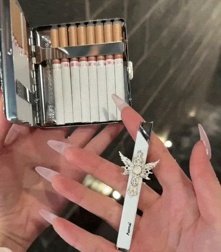Silver Wing Case + Stick lighter set
