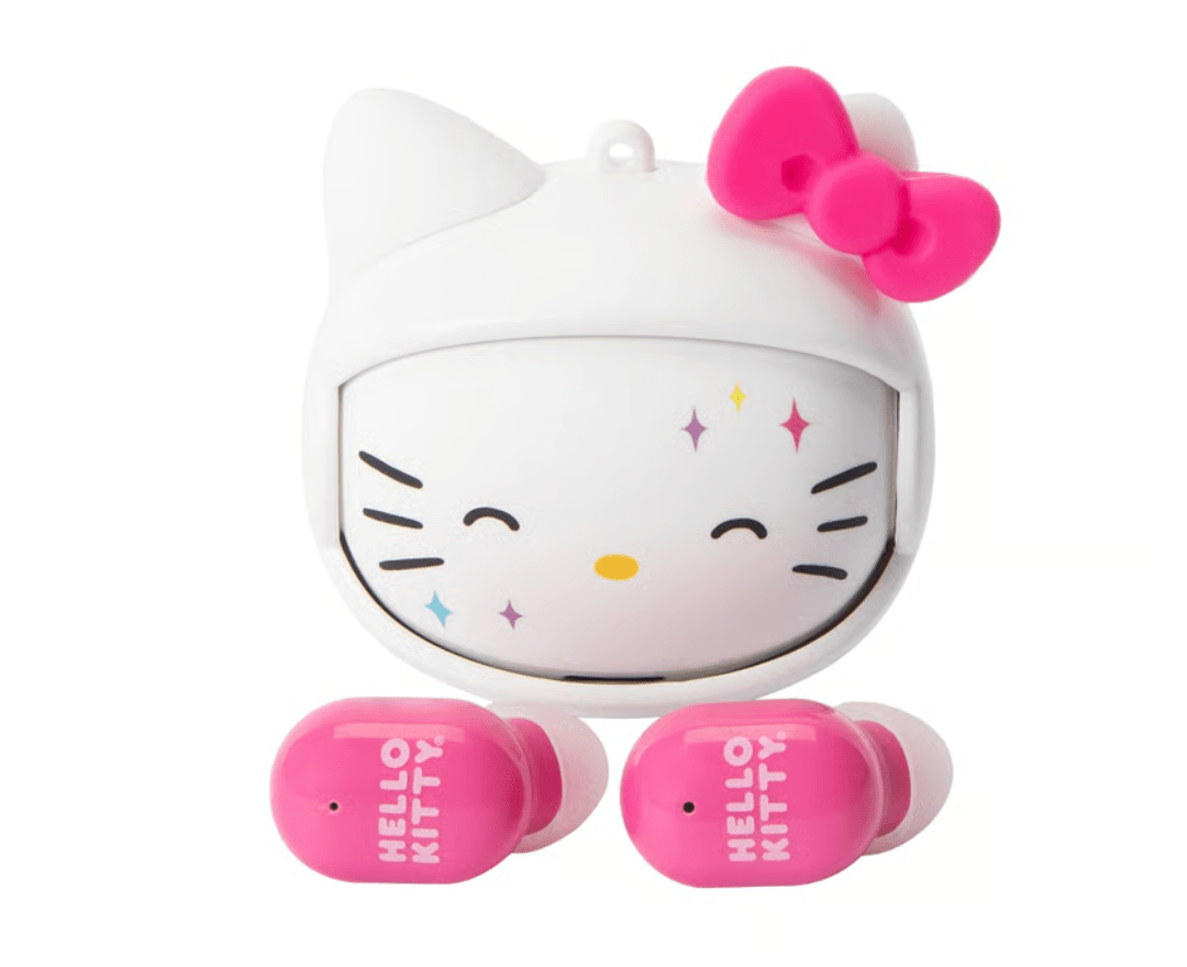 Hello Kitty Earbuds w/ Rotating Charging Case - Magicalverseshop