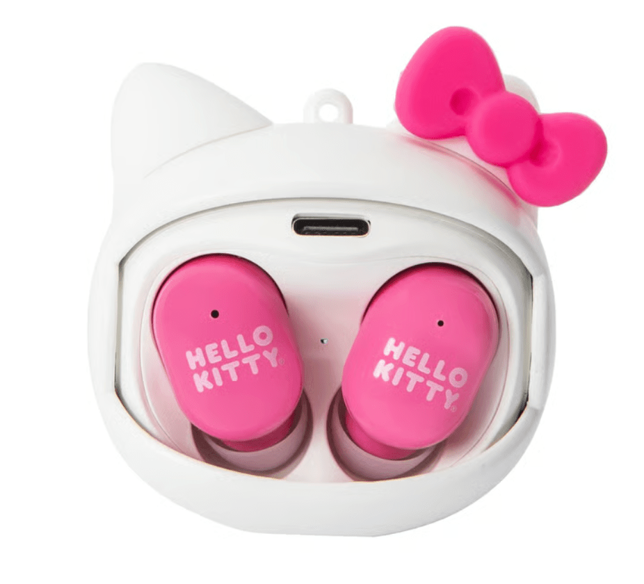Hello Kitty Earbuds w/ Rotating Charging Case - Magicalverseshop