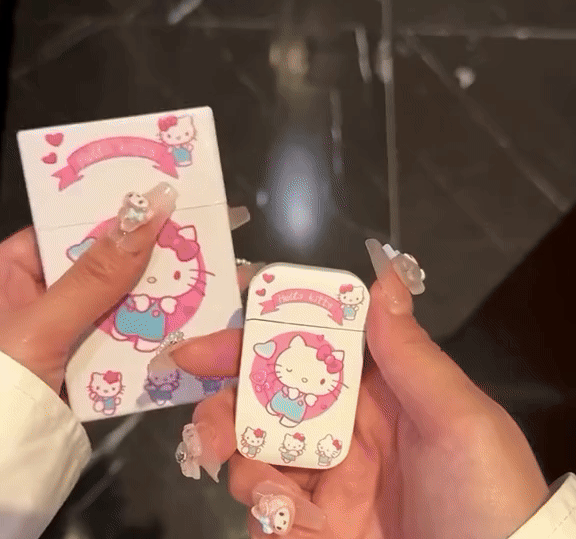 Hello Kitty Kawaii Case & Lighter (Set or Seperate options) - Magicalverseshop