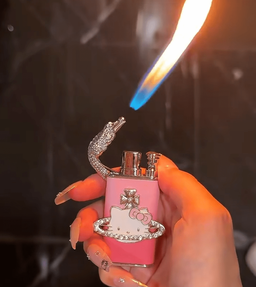 Hello Kitty Orb Croc Flame Lighter - Magicalverseshop