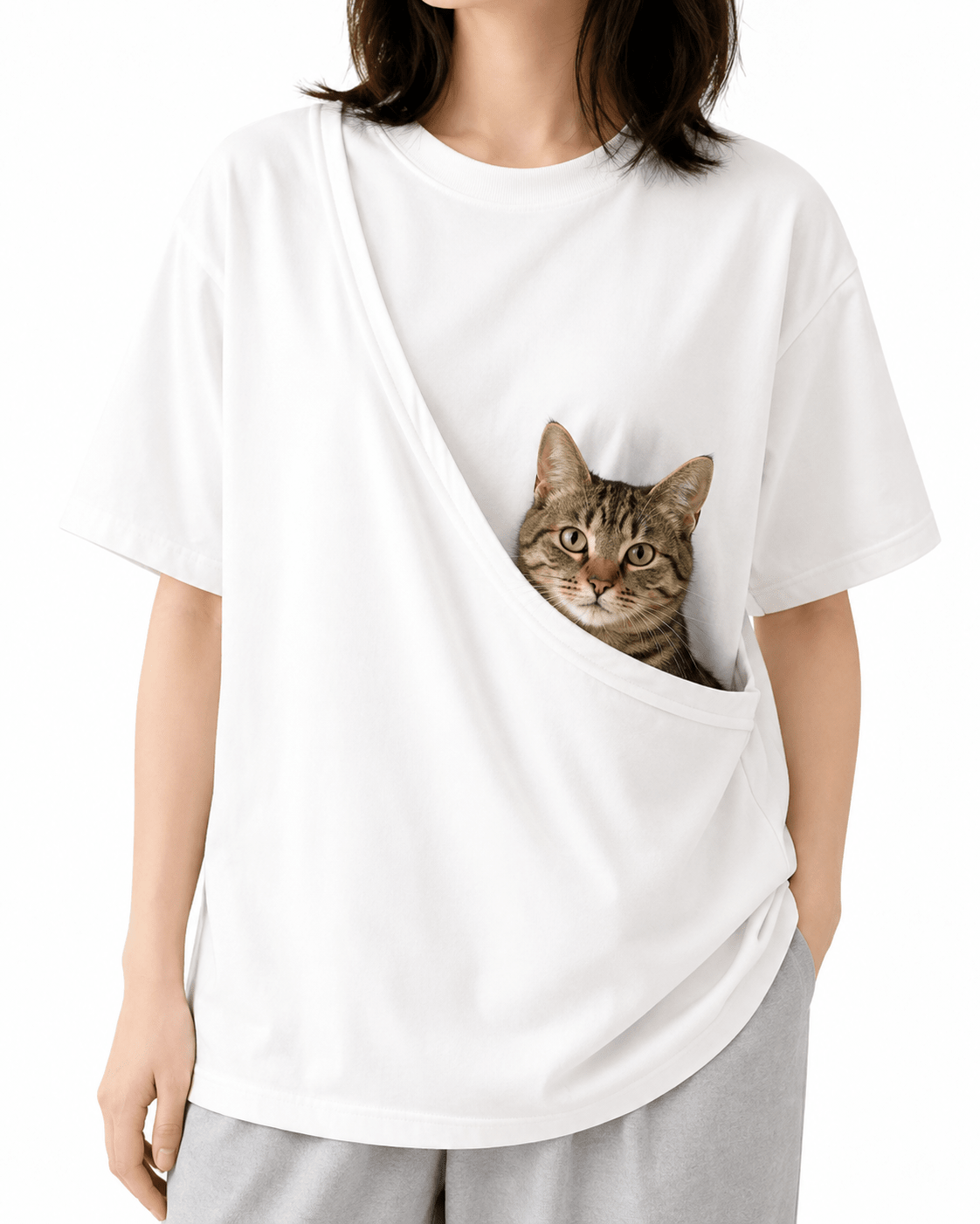 PawTee™ — The Cat Carrier Tee - Magicalverseshop