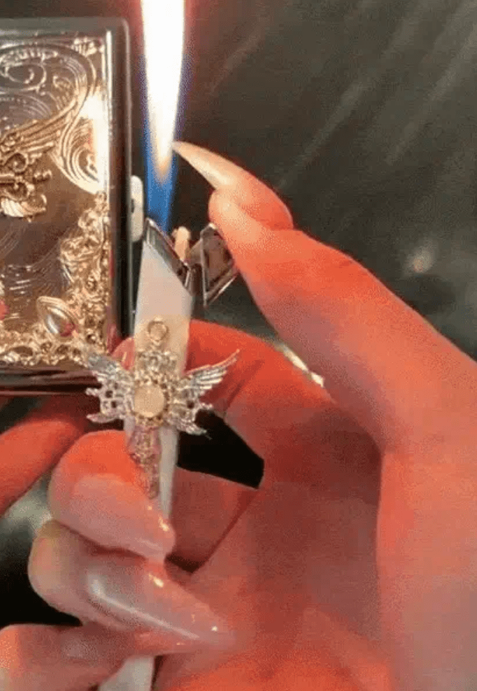 Silver Wing Case + Stick lighter set - Magicalverseshop