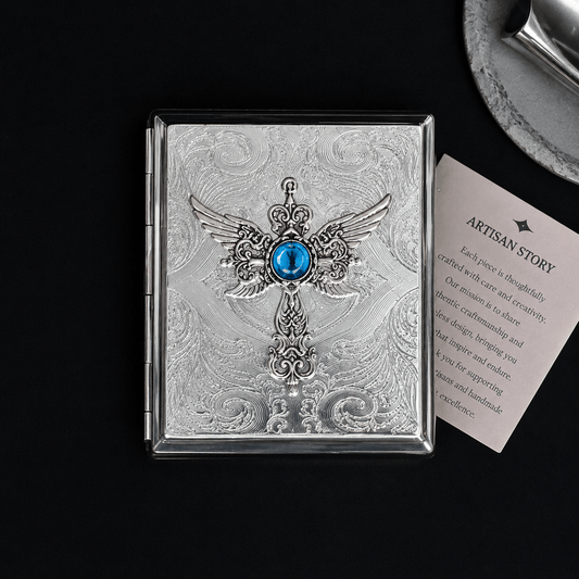 Silver Wing Case + Stick lighter set - Magicalverseshop