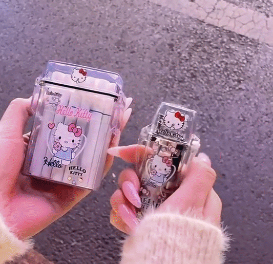 Hello Kitty Case + LED Lighter Set - Magicalverseshop