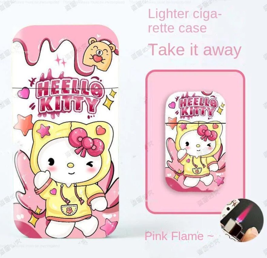 Sanrio Drip Cigarette Case + Lighter Set (Multiple Characters!) - Magicalverseshop